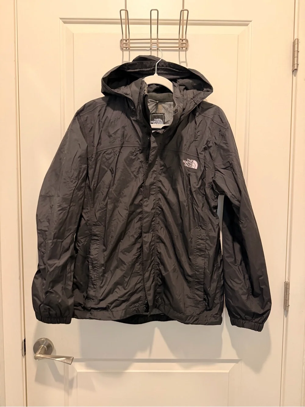 The North Face Men's Black Hooded Rain Jacket Size Small